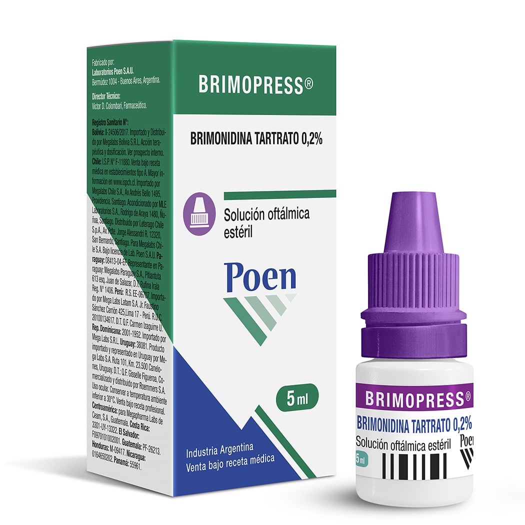 BRIMOPRESS BRIMONIDINA 0.2% SOL OFT 5ML